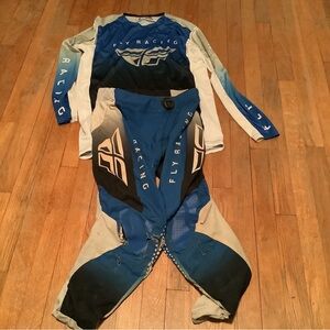 Fly Racing Lite Hydrogen‎ Pants , Jersey Set Youth- Mens Size S Pant W Holes 28